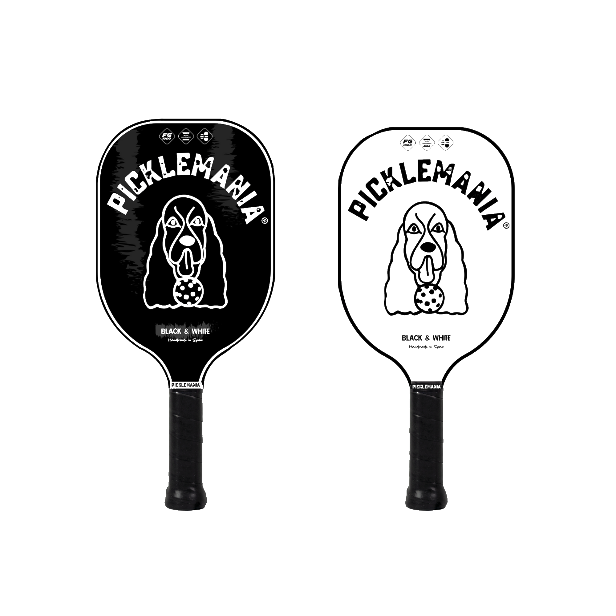 Colección Black & White de Picklemania en pista