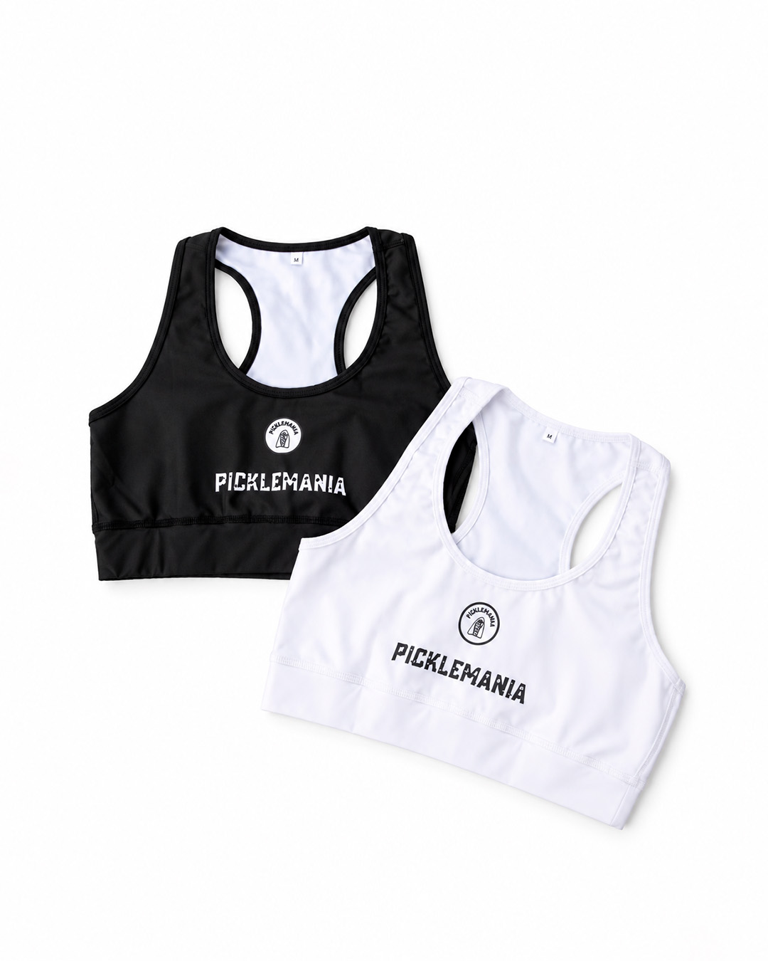 TOP PICKLEMANIA blanco y negro